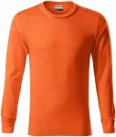 Vzdržljiva moška majica z dolgimi rokavi, oranžna