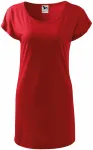 Ženska dolga majica / obleka, rdeča