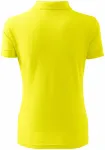 Ženska elegantna polo majica, limonino rumena