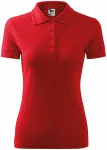 Ženska elegantna polo majica, rdeča