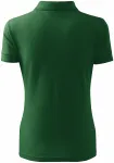 Ženska elegantna polo majica, steklenica zelena
