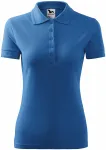 Ženska elegantna polo majica, svetlo modra