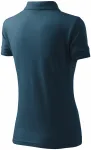 Ženska elegantna polo majica, temno modra