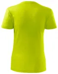 Ženska klasična majica, apno zelena