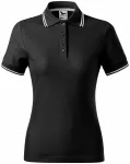 Ženska klasična polo majica, črna