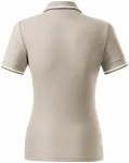 Ženska klasična polo majica, ledeno siva