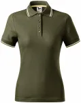 Ženska klasična polo majica, military