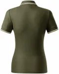 Ženska klasična polo majica, military