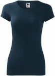 Ženska majica slim-fit, temno modra