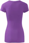 Ženska majica slim-fit, vijolična