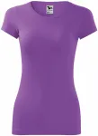 Ženska majica slim-fit, vijolična