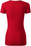 Ženska majica z okrasnimi šivi, formula red