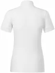 Ženska polo majica iz organskega bombaža, bela