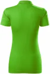 Ženska polo majica slim fit, jabolčno zelena
