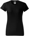 Ženska preprosta majica, črna