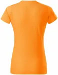 Ženska preprosta majica, mandarina