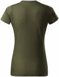 Ženska preprosta majica, military
