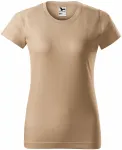 Ženska preprosta majica, peščena