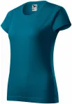Ženska preprosta majica, petrol blue Ženska preprosta majica, petrol blue