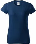 Ženska preprosta majica, polnočna modra