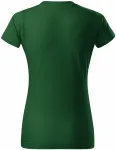 Ženska preprosta majica, steklenica zelena