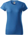 Ženska preprosta majica, svetlo modra