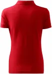 Ženska preprosta polo majica, rdeča