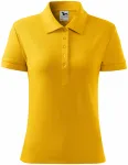 Ženska preprosta polo majica, rumena