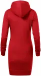 Ženska pulover obleka, rdeča