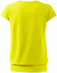 Ženska trendovska majica, limonino rumena